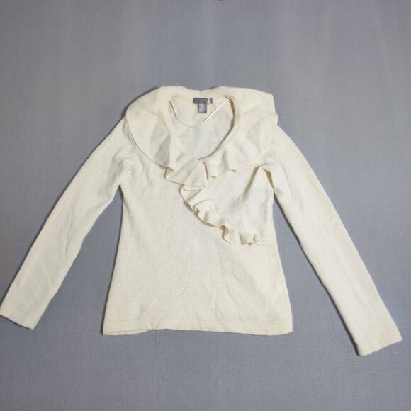 Cashmere by Charter Club sweater women's size S off-white colour 2 ply cashmere - Picture 1 of 9
